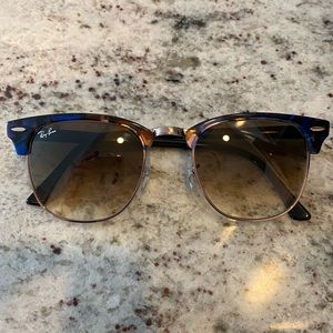 Ray-Ban Multicolored Clubmaster Sunglasses